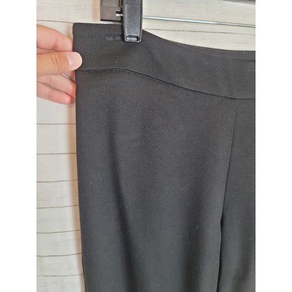 Cabi Black Ponte Knit Kingston Cropped Trouser Pants, sz 8 - Picture 3 of 16